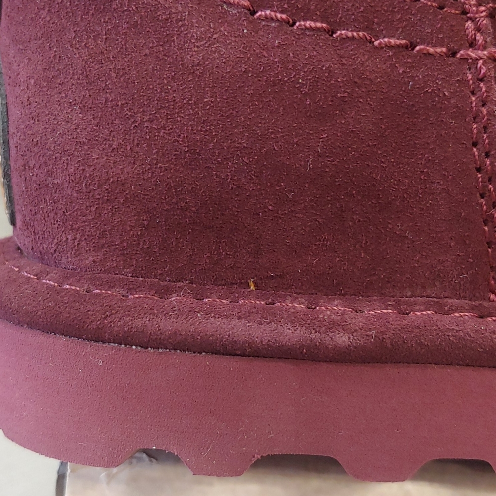 Bearpaw Virginia bootie with Never Wet Wine-9 - Picture 10 of 16